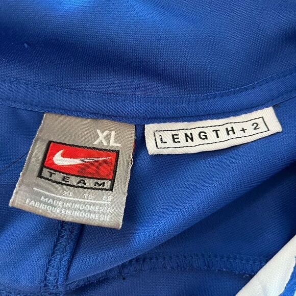 Long Nike Duke Blue Devils Team Issue Sewn 1/4 zipper 2010 warmup shooter jersey - Picture 8 of 13